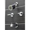 Kingston Brass KBX8141CML Two-Handle Tub and Shower Faucet, Polished Chrome KBX8141CML - alternate 4